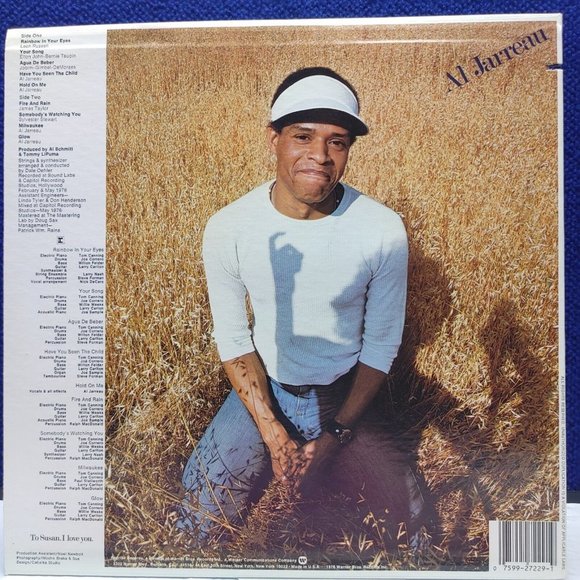 Al Jarreau - Glow - 1976 - Vintage Vinyl LP - Picture 2 of 2